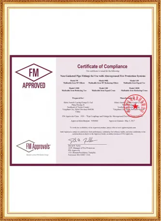 FM Approval Certificate