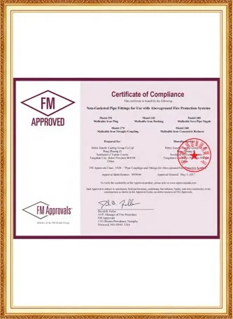 FM Approval Certificate